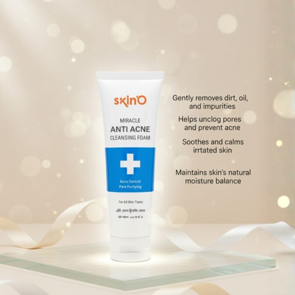 skinO Miracle Anti Acne Cleansing Foam 100ml