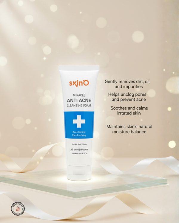 skinO Miracle Anti Acne Cleansing Foam 100ml