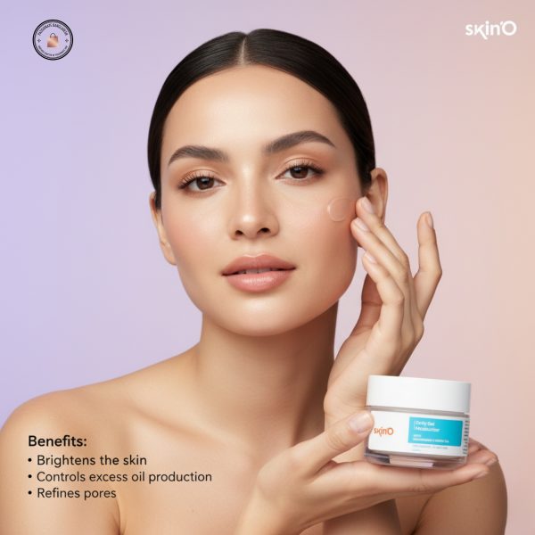 skinO Daily Gel Moisturizer with Niacinamide & Green Tea 70ml