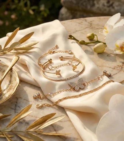 Trendy bracelet collection from Passionate Bangladesh featuring delicate bangles and charm bracelets for girls and woman, affordable fashion jewelry in bd.