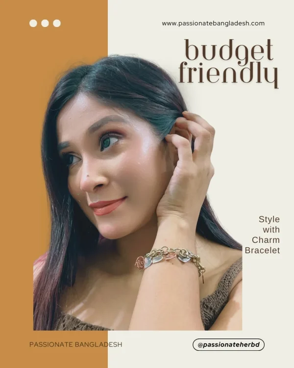 Trendy bracelet collection from Passionate Bangladesh featuring delicate bangles and charm bracelets for girls and woman, affordable fashion jewelry in bd.
