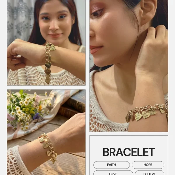 Trendy bracelet collection from Passionate Bangladesh featuring delicate bangles and charm bracelets for girls and woman, affordable fashion jewelry in bd.
