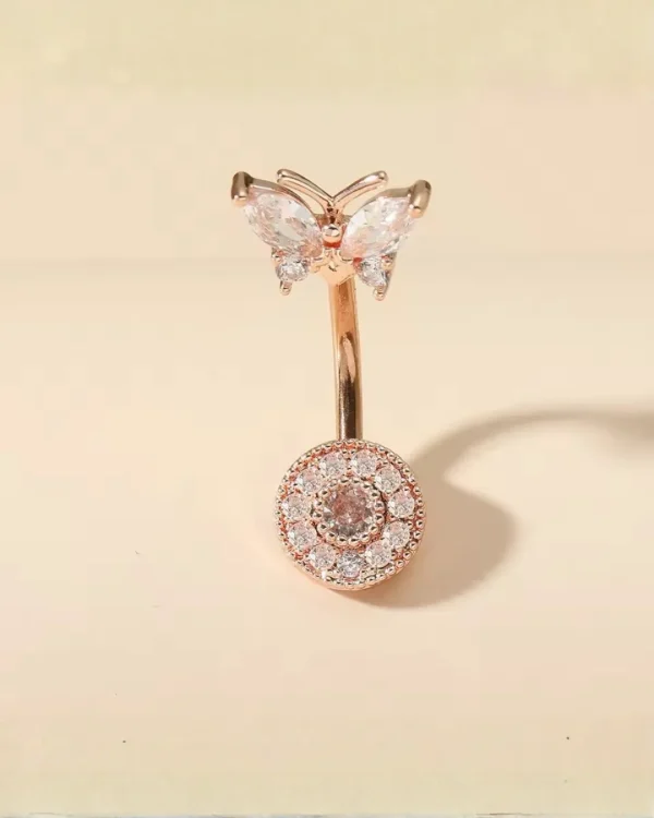 Trendy belly button ring for girls from Passionate Bangladesh, cute and stylish navel piercing jewelry in different colors and designs.