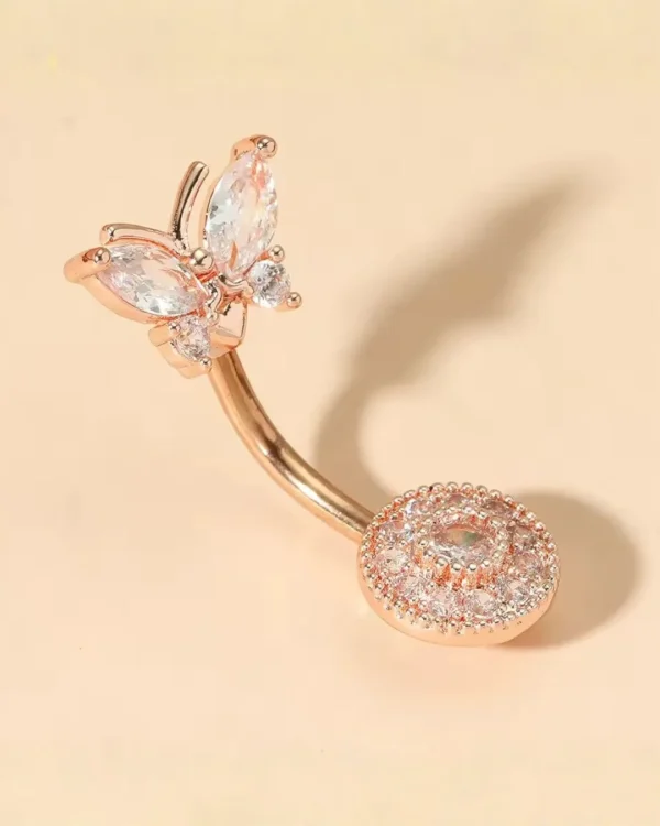 Trendy belly button ring for girls from Passionate Bangladesh, cute and stylish navel piercing jewelry in different colors and designs.