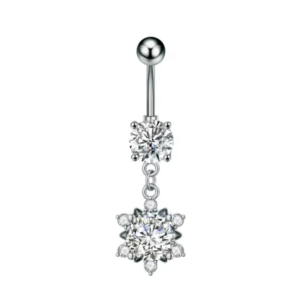 Trendy belly button ring for girls from Passionate Bangladesh, cute and stylish navel piercing jewelry in different colors and designs.