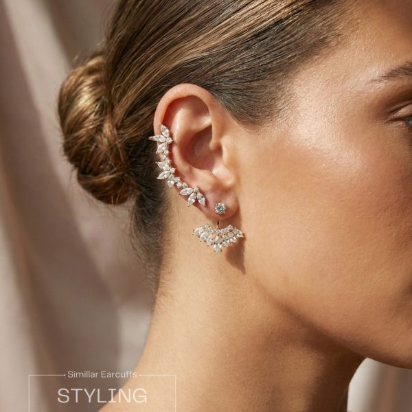 Gold and Silver Cuff Earrings collection from Passionate Bangladesh, beautiful Ear Cuffs for girls and women, perfect for daily and party wear.