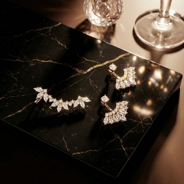 Gold and Silver Cuff Earrings collection from Passionate Bangladesh, beautiful Ear Cuffs for girls and women, perfect for daily and party wear.