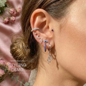 Gold and Silver Cuff Earrings collection from Passionate Bangladesh, beautiful Ear Cuffs for girls and women, perfect for daily and party wear.