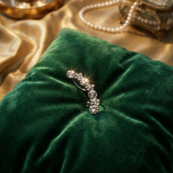 Gold and Silver Cuff Earrings collection from Passionate Bangladesh, beautiful Ear Cuffs for girls and women, perfect for daily and party wear.