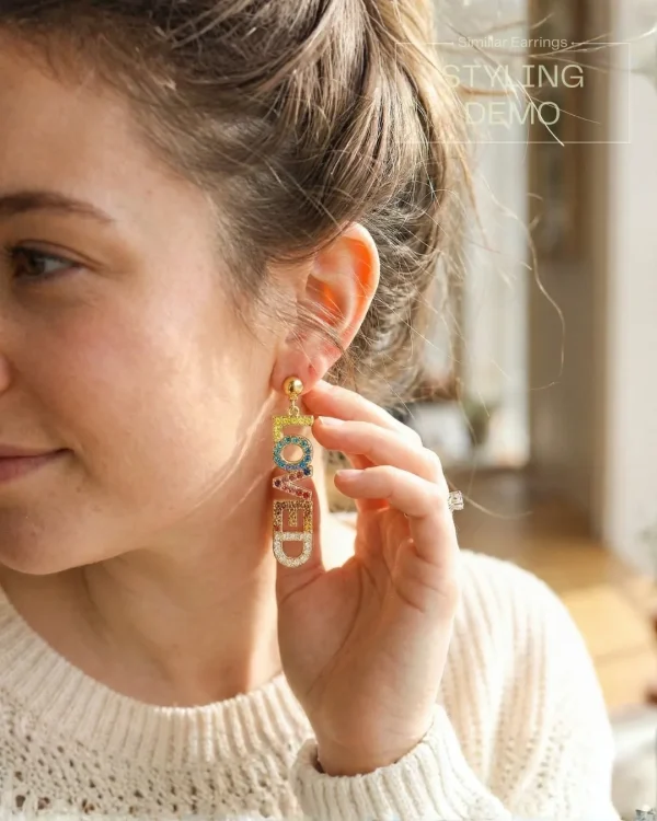 Elegant drop earrings from Passionate Bangladesh, lightweight dangle design for women and girls, perfect for parties and special occasions. Try our different designs like butterfly earrings, long chain earrings, heart shape earrings and stone earrings.