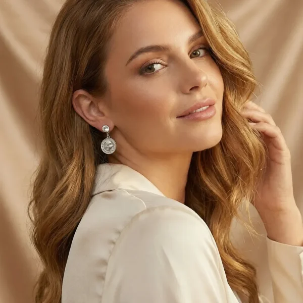 Elegant drop earrings from Passionate Bangladesh, lightweight dangle design for women and girls, perfect for parties and special occasions. Try our different designs like butterfly earrings, long chain earrings, heart shape earrings and stone earrings.
