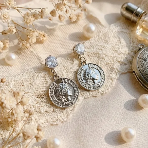 Elegant drop earrings from Passionate Bangladesh, lightweight dangle design for women and girls, perfect for parties and special occasions. Try our different designs like butterfly earrings, long chain earrings, heart shape earrings and stone earrings.