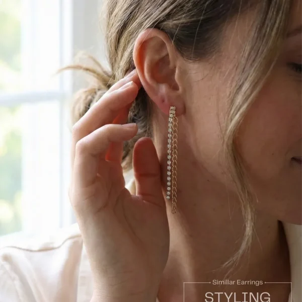 Elegant drop earrings from Passionate Bangladesh, lightweight dangle design for women and girls, perfect for parties and special occasions. Try our different designs like butterfly earrings, long chain earrings, heart shape earrings and stone earrings.