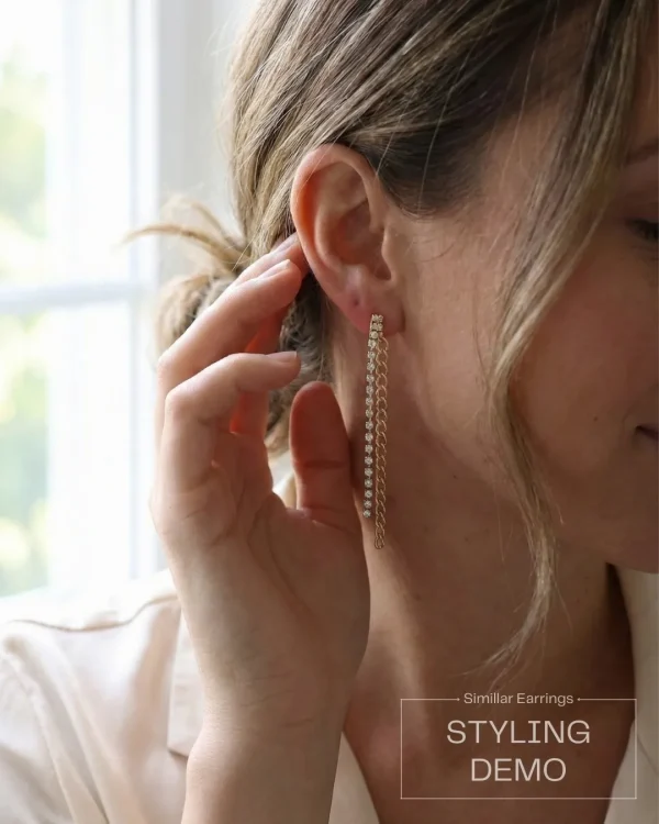 Elegant drop earrings from Passionate Bangladesh, lightweight dangle design for women and girls, perfect for parties and special occasions. Try our different designs like butterfly earrings, long chain earrings, heart shape earrings and stone earrings.