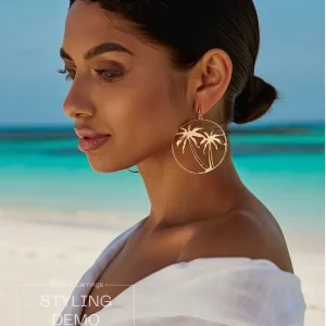 Elegant drop earrings from Passionate Bangladesh, lightweight dangle design for women and girls, perfect for parties and special occasions. Try our different designs like butterfly earrings, long chain earrings, heart shape earrings and stone earrings.