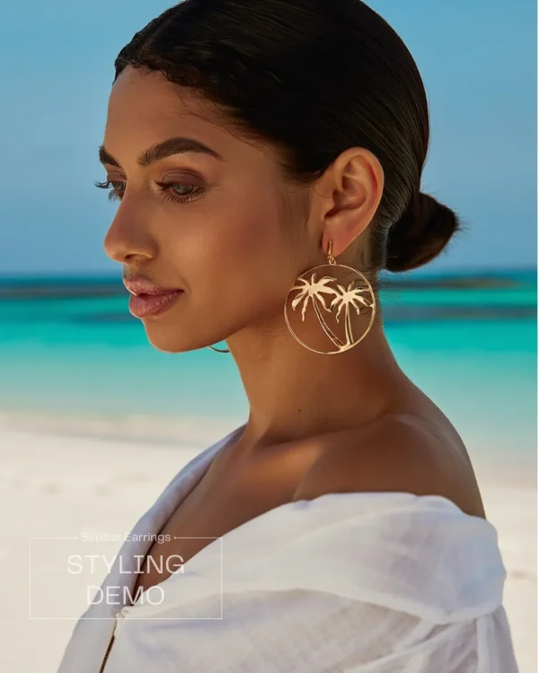 Elegant drop earrings from Passionate Bangladesh, lightweight dangle design for women and girls, perfect for parties and special occasions. Try our different designs like butterfly earrings, long chain earrings, heart shape earrings and stone earrings.