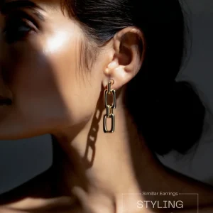 Elegant drop earrings from Passionate Bangladesh, lightweight dangle design for women and girls, perfect for parties and special occasions. Try our different designs like butterfly earrings, long chain earrings, heart shape earrings and stone earrings.