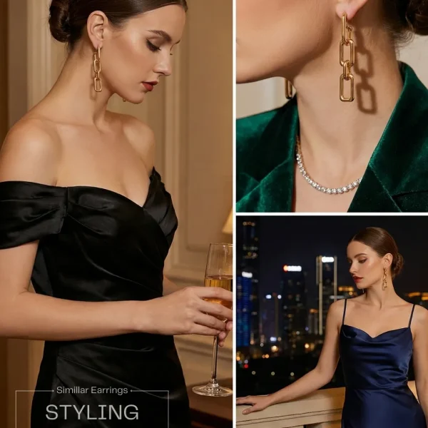 Elegant drop earrings from Passionate Bangladesh, lightweight dangle design for women and girls, perfect for parties and special occasions. Try our different designs like butterfly earrings, long chain earrings, heart shape earrings and stone earrings.