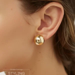 Elegant drop earrings from Passionate Bangladesh, lightweight dangle design for women and girls, perfect for parties and special occasions. Try our different designs like butterfly earrings, long chain earrings, heart shape earrings and stone earrings.