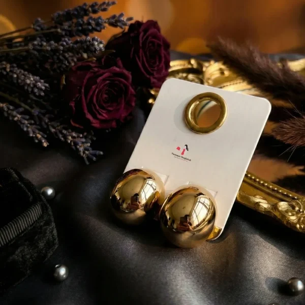 Elegant drop earrings from Passionate Bangladesh, lightweight dangle design for women and girls, perfect for parties and special occasions. Try our different designs like butterfly earrings, long chain earrings, heart shape earrings and stone earrings.