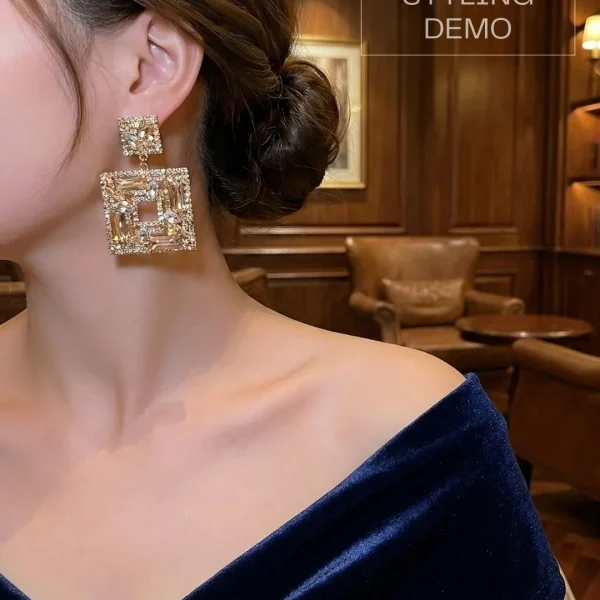 Elegant drop earrings from Passionate Bangladesh, lightweight dangle design for women and girls, perfect for parties and special occasions. Try our different designs like butterfly earrings, long chain earrings, heart shape earrings and stone earrings.