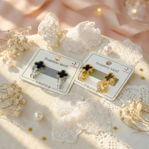 Elegant drop earrings from Passionate Bangladesh, lightweight dangle design for women and girls, perfect for parties and special occasions. Try our different designs like butterfly earrings, long chain earrings, heart shape earrings and stone earrings.