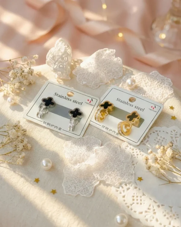 Elegant drop earrings from Passionate Bangladesh, lightweight dangle design for women and girls, perfect for parties and special occasions. Try our different designs like butterfly earrings, long chain earrings, heart shape earrings and stone earrings.