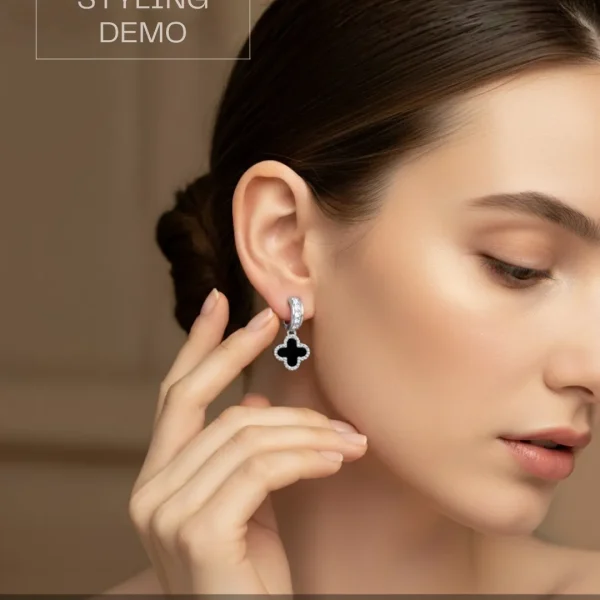 Elegant drop earrings from Passionate Bangladesh, lightweight dangle design for women and girls, perfect for parties and special occasions. Try our different designs like butterfly earrings, long chain earrings, heart shape earrings and stone earrings.