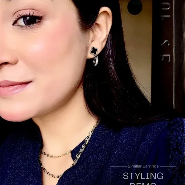 Elegant drop earrings from Passionate Bangladesh, lightweight dangle design for women and girls, perfect for parties and special occasions. Try our different designs like butterfly earrings, long chain earrings, heart shape earrings and stone earrings.