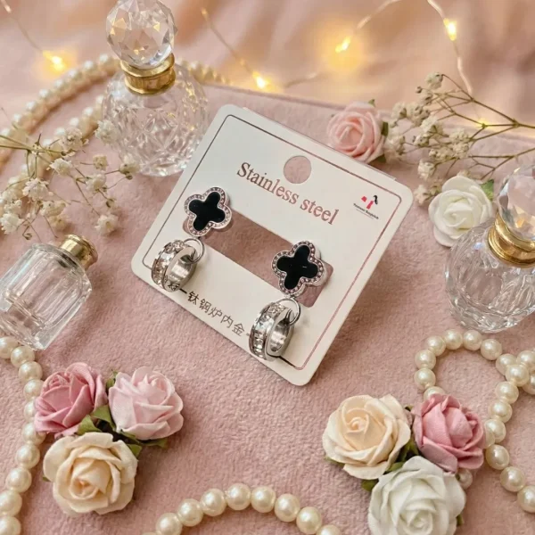 Elegant drop earrings from Passionate Bangladesh, lightweight dangle design for women and girls, perfect for parties and special occasions. Try our different designs like butterfly earrings, long chain earrings, heart shape earrings and stone earrings.