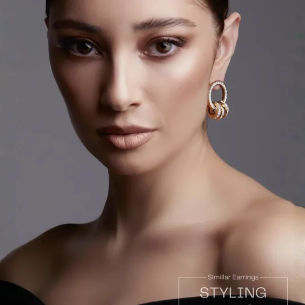 Elegant drop earrings from Passionate Bangladesh, lightweight dangle design for women and girls, perfect for parties and special occasions. Try our different designs like butterfly earrings, long chain earrings, heart shape earrings and stone earrings.