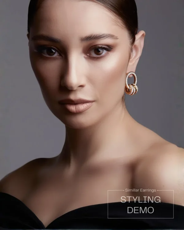 Elegant drop earrings from Passionate Bangladesh, lightweight dangle design for women and girls, perfect for parties and special occasions. Try our different designs like butterfly earrings, long chain earrings, heart shape earrings and stone earrings.