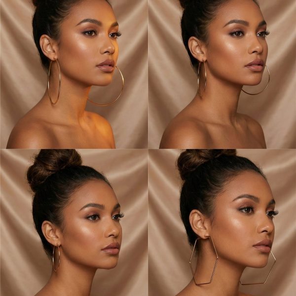 Budget‑friendly hoop earring set from Passionate Bangladesh with multiple stylish everyday options, charming big and small hoops neatly designed for Passionate girls only.