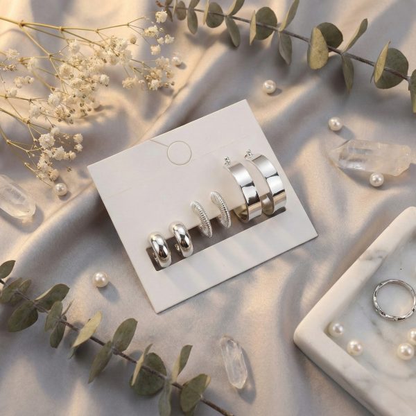 Budget‑friendly hoop earring set from Passionate Bangladesh with multiple stylish everyday options, charming big and small hoops neatly designed for Passionate girls only.