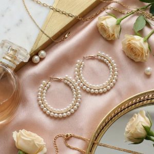 Budget‑friendly hoop earring set from Passionate Bangladesh with multiple stylish everyday options, charming big and small hoops neatly designed for Passionate girls only.