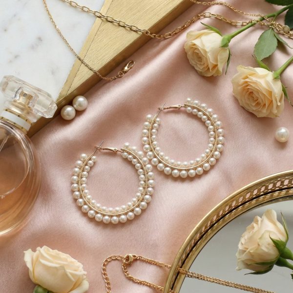Budget‑friendly hoop earring set from Passionate Bangladesh with multiple stylish everyday options, charming big and small hoops neatly designed for Passionate girls only.