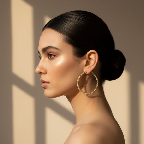 Budget‑friendly hoop earring set from Passionate Bangladesh with multiple stylish everyday options, charming big and small hoops neatly designed for Passionate girls only.