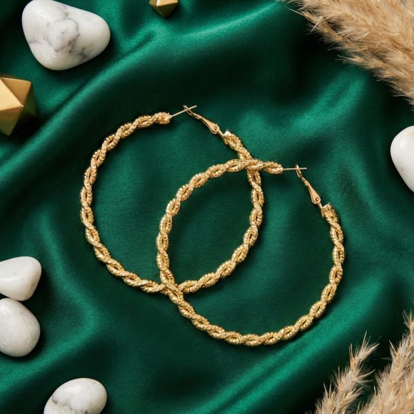 Budget‑friendly hoop earring set from Passionate Bangladesh with multiple stylish everyday options, charming big and small hoops neatly designed for Passionate girls only.