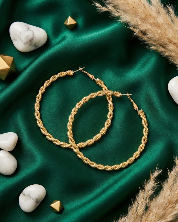 Budget‑friendly hoop earring set from Passionate Bangladesh with multiple stylish everyday options, charming big and small hoops neatly designed for Passionate girls only.