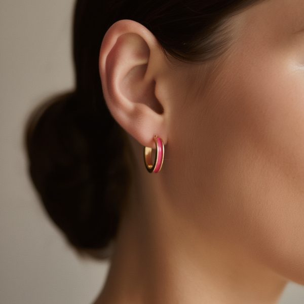 Budget‑friendly hoop earring set from Passionate Bangladesh with multiple stylish everyday options, charming big and small hoops neatly designed for Passionate girls only.