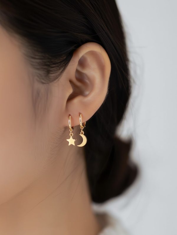 Budget‑friendly hoop earring set from Passionate Bangladesh with multiple stylish everyday options, charming big and small hoops neatly designed for Passionate girls only.