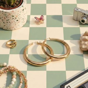 Budget‑friendly hoop earring set from Passionate Bangladesh with multiple stylish everyday options, charming big and small hoops neatly designed for Passionate girls only.