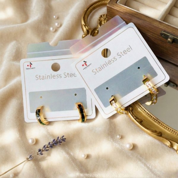 Budget‑friendly hoop earring set from Passionate Bangladesh with multiple stylish everyday options, charming big and small hoops neatly designed for Passionate girls only.