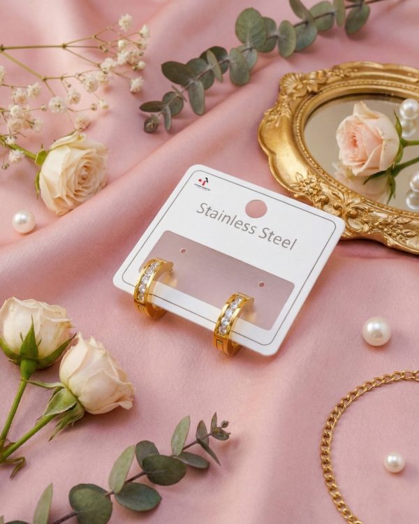 Budget‑friendly hoop earring set from Passionate Bangladesh with multiple stylish everyday options, charming big and small hoops neatly designed for Passionate girls only.