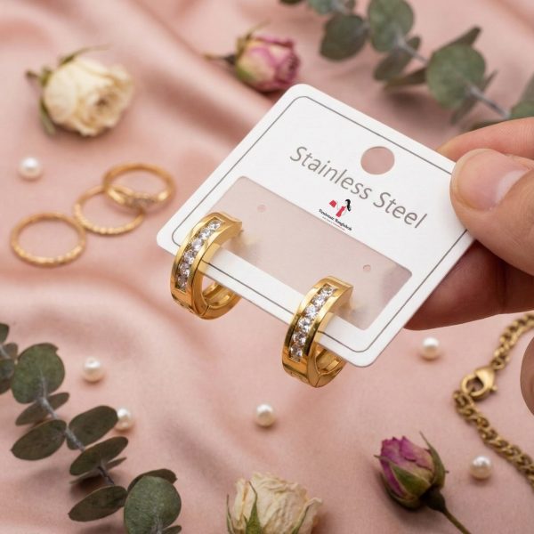 Budget‑friendly hoop earring set from Passionate Bangladesh with multiple stylish everyday options, charming big and small hoops neatly designed for Passionate girls only.