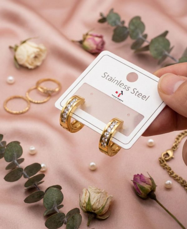 Budget‑friendly hoop earring set from Passionate Bangladesh with multiple stylish everyday options, charming big and small hoops neatly designed for Passionate girls only.