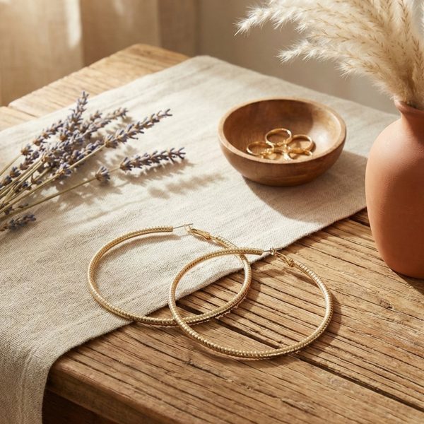 Budget‑friendly hoop earring set from Passionate Bangladesh with multiple stylish everyday options, charming big and small hoops neatly designed for Passionate girls only.