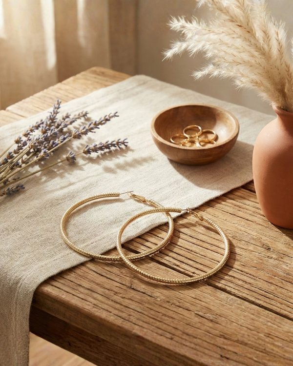 Budget‑friendly hoop earring set from Passionate Bangladesh with multiple stylish everyday options, charming big and small hoops neatly designed for Passionate girls only.