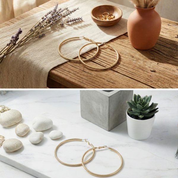 Budget‑friendly hoop earring set from Passionate Bangladesh with multiple stylish everyday options, charming big and small hoops neatly designed for Passionate girls only.