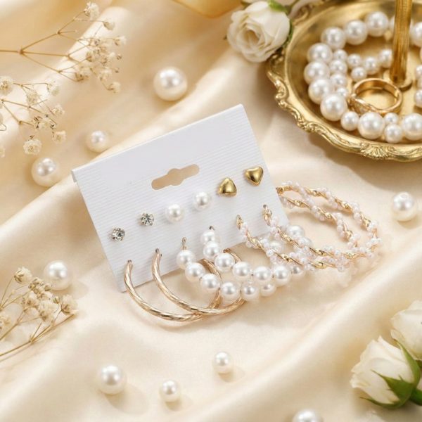 Budget‑friendly hoop earring set from Passionate Bangladesh with multiple stylish everyday options, charming big and small hoops neatly designed for Passionate girls only.